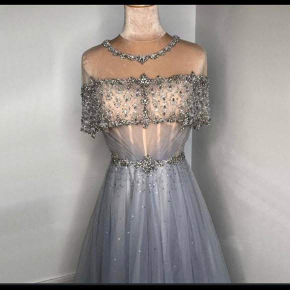 Icy Blue Gown - Picture 4 of 4